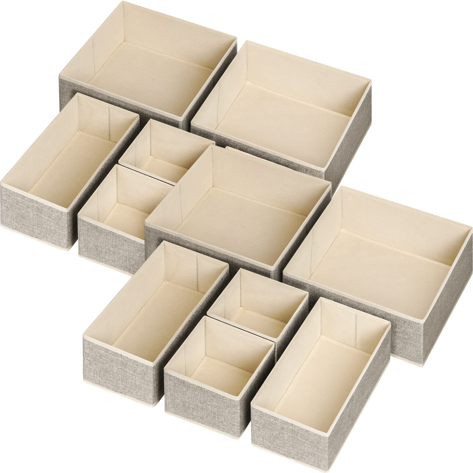 Latitude Run® 12 Pack Drawer Organizers For Clothing